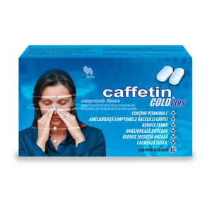 Caffetin Cold Plus, 10 comprimate filmate, UPSA Franta