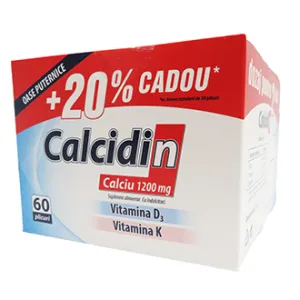 Calcidin, 60 plicuri, Natur Produkt Zdrovit