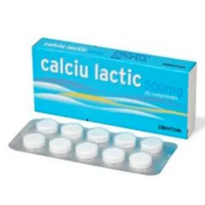 Calciu lactic, 20 comprimate, Zentiva