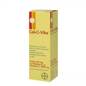 Cal-C-Vita,  10 comprimate efervescente,  Bayer
