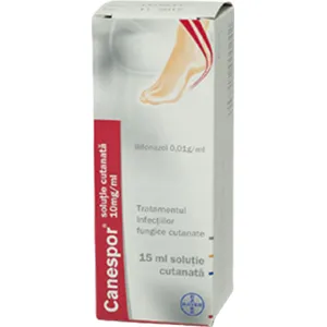 Canespor 10mg/ml soluţie cutanata, 15 ml, Bayer