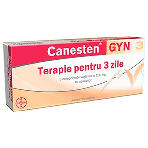 Canesten Gyn 200 mg, 3 comprimate vaginale, Bayer