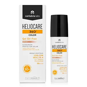 Cantabria Heliocare 360º gel oil-free SPF50+ beige, 50 ml, Magna Cosmetics