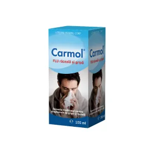 Carmol Flu raceala gripa lotiune corp, 100 ml, Biofarm