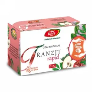 Ceai Tranzit Rapid, 20 plicuri, Fares
