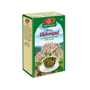 Ceai valeriana, 50 g, Fares