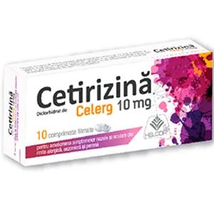 Celerg 10 mg, 10 comprimate filmate, AC Helcor Pharma