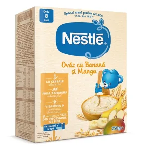 Cereale Nestle Ovaz Cu Banana Si Mango, 250G, De La 8 Luni