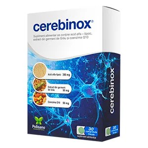 Cerebinox, 2 blistere, 15 comprimate filmate, Polisano Pharmaceuticals