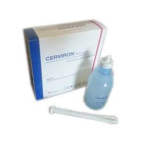 Cerviron solutie vaginala, 3 flacoane + irigator, 140ml, Innate