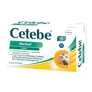 Cetebe Herbal, 30 tablete, Stada M&D
