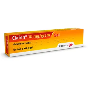 Clafen 10 mg/g gel, 40 g, Antibiotice