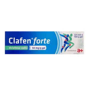 Clafen Forte 50mg/g gel, 100 g, Antibiotice
