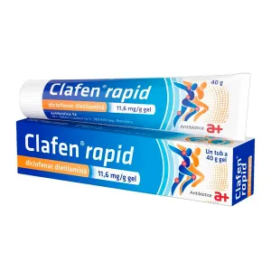 Clafen Rapid 11.6mg/g gel, 100 g, Antibiotice