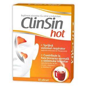 Clinsin Hot, 10 plicuri, Natur Produkt Zdrovit