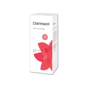 Clotrimazol 10 mg/g solutie cutanata, 25 g, Biofarm
