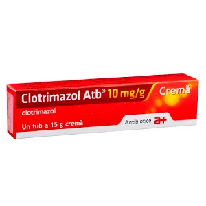 Clotrimazol crema 10 mg/g, 15 g, Antibiotice