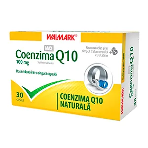 Coenzima Q 10 Max 100 mg, 30 capsule, Walmark Romania