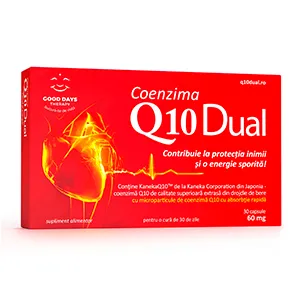 Coenzima Q10 dual, 30 capsule moi, Good Days Therapy