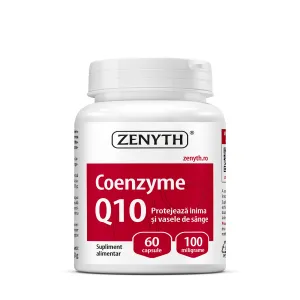 Coenzima Q10 pentru energie celulara, 60 Capsule, Zenyth