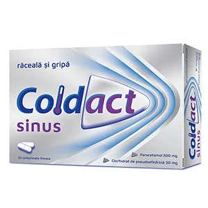 Coldact Sinus, 20 comprimate filmate, Terapia