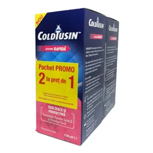 ColdTusin sirop, 120 ml, 2 la pret de 1 PROMO, Omega Pharma