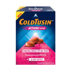 ColdTusin Tuse, 20 pastile, Perrigo Romania