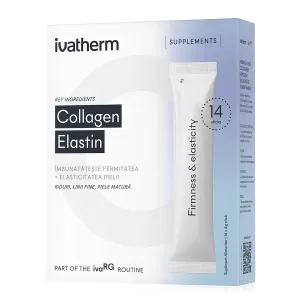 Collagen Elastin pudra, 14 plicuri, Ivatherm