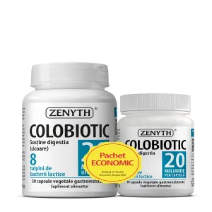 Colobiotic pentru flora intestinala, 30 + 10 Capsule, Zenyth