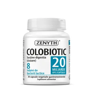 Colobiotic pentru flora intestinala, 30 Capsule, Zenyth