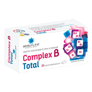 Complex B Total, 30 capsule gelatinoase tari, AC Helcor Pharma