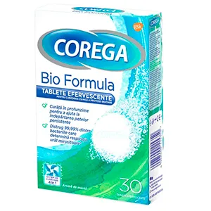 Corega Bio Formula, 30 tablete efervescente, Haleon