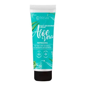 Crema deodorant cu aloe vera pentru reimprospatarea picioarelor, 75 ml, Barwa