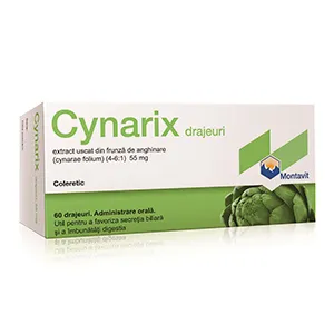 Cynarix 55 mg, 60 drajeuri, Pharmazeutische Fabrik Montavit