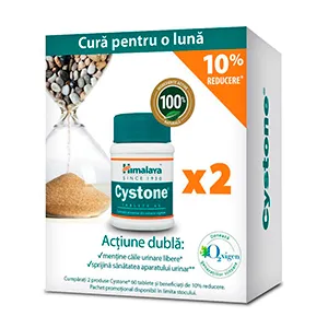 Cystone, 60 tablete, 1 + 1 cu 10% REDUCERE, Hymalaya