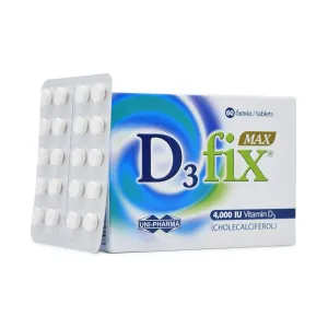 D3 Fix Max 4000UI, 60 comprimate, ND Medhealth