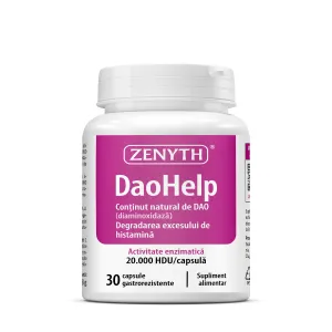 DAOHelp pentru sensibilitate la histamina, 30 Capsule, Zenyth