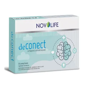 DeConect, cu Magneziu si Extracte de Plante, 30 comprimate, Novolife