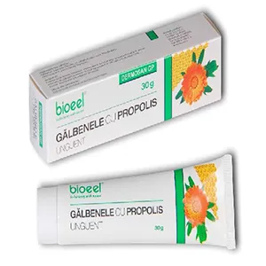 Dermosan GP Unguent de galbenele cu propolis, 30 g, Bio Eel
