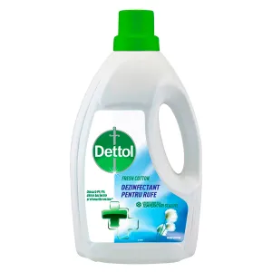 Dettol Fresh Cotton, Dezinfectant pentru rufe, 1.5 litri, Reckitt Benckiser Healthcare