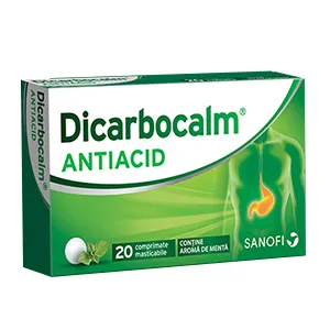 Dicarbocalm, 20 comprimate masticabile, Sanofi Romania