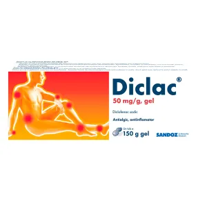 Diclac 50mg/g gel, 150 g, Lek Pharmaceutical