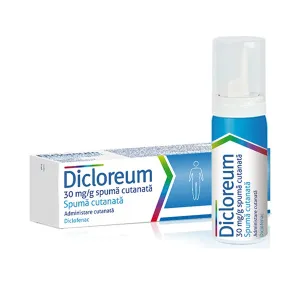 Dicloreum 30 mg/g spuma cutanata, 47.5 g, Alfasigma