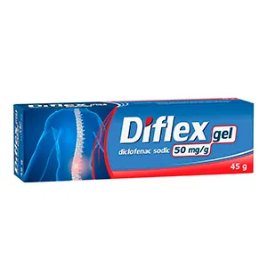 Diflex gel, 50 mg/g, 45 g, Fiterman Pharma