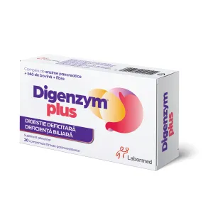 Digenzym Plus, 20 comprimate filmate, Labormed Pharma Trading