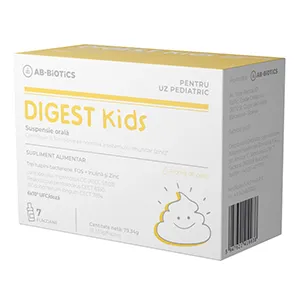 Digest kids suspensie orala, 7 flacoane, Ab-Biotics