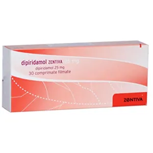 Dipiridamol Zentiva 25 mg, 30 comprimate filmate, Zentiva