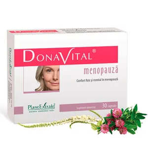 Donavital Menopauza, 30 capsule, Plantextrakt