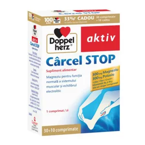 Doppelherz Aktiv Carcel stop, 30 comprimate + 10 comprimate Gratis Jubileu 100, Queisser Healthcare