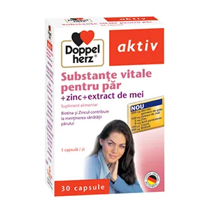 Doppelherz Aktiv Substante vitale pentru par, 30 capsule, Queisser Pharma